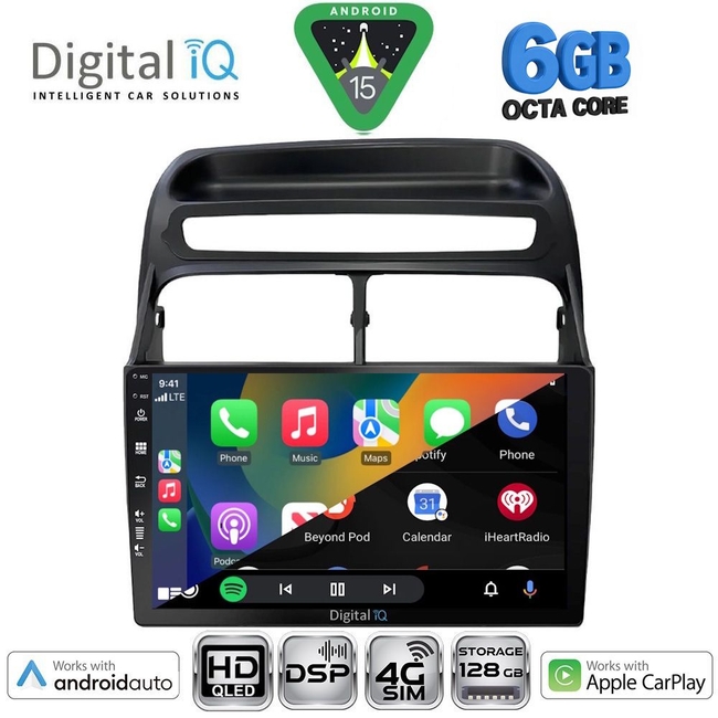 DIGITAL IQ BXF 17129_CPAA (9inc) MULTIMEDIA TABLET for FIAT LINEA mod. 2007-2011