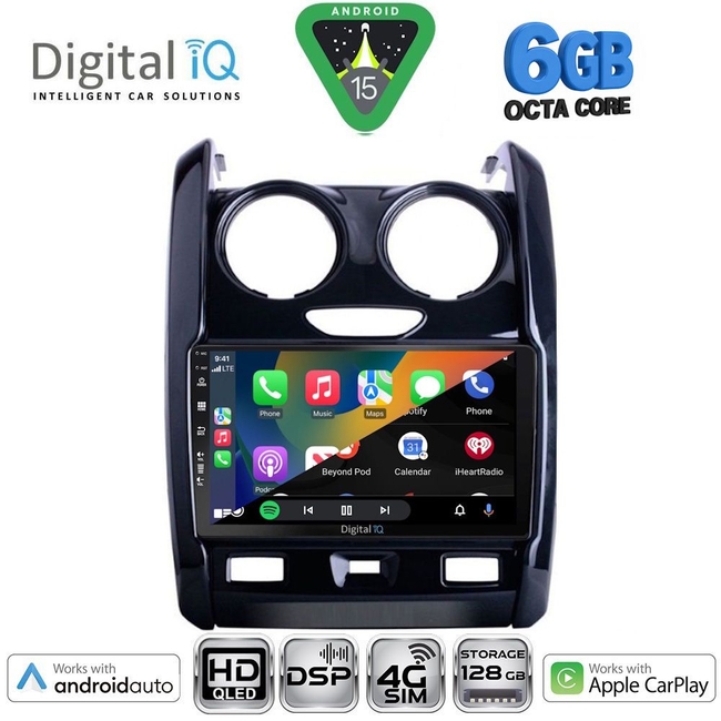 DIGITAL IQ BXF 17103_CPAA (9inc) MULTIMEDIA TABLET for DACIA DUSTER mod. 2012-2019