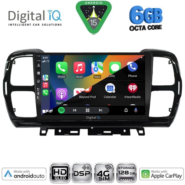 DIGITAL IQ BXF 17088_CPAA (9inc) MULTIMEDIA TABLET for CITROEN C5 AIRCROSS mod. 2017-2021