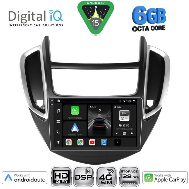 DIGITAL IQ BXF 17080_CPAA (9inc) MULTIMEDIA TABLET for CHEVROLET TRAX mod. 2014-2022
