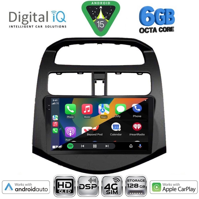 DIGITAL IQ BXF 17078_CPAA (9inc) MULTIMEDIA TABLET for CHEVROLET SPARK mod. 2009-2015