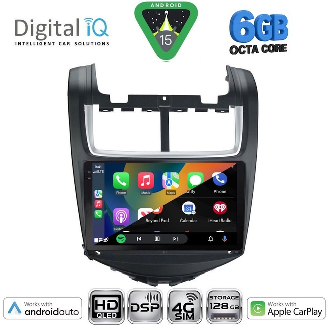 DIGITAL IQ BXF 17075_CPAA (9inc) MULTIMEDIA TABLET for CHEVROLET AVEO mod. 2014-2017