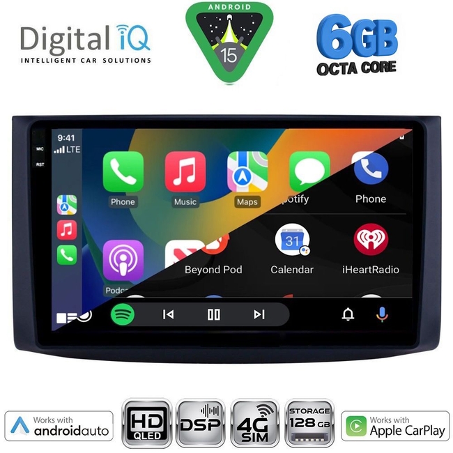 DIGITAL IQ BXF 17072_CPAA (9inc) MULTIMEDIA TABLET for CHEVROLET AVEO mod. 2006-2010