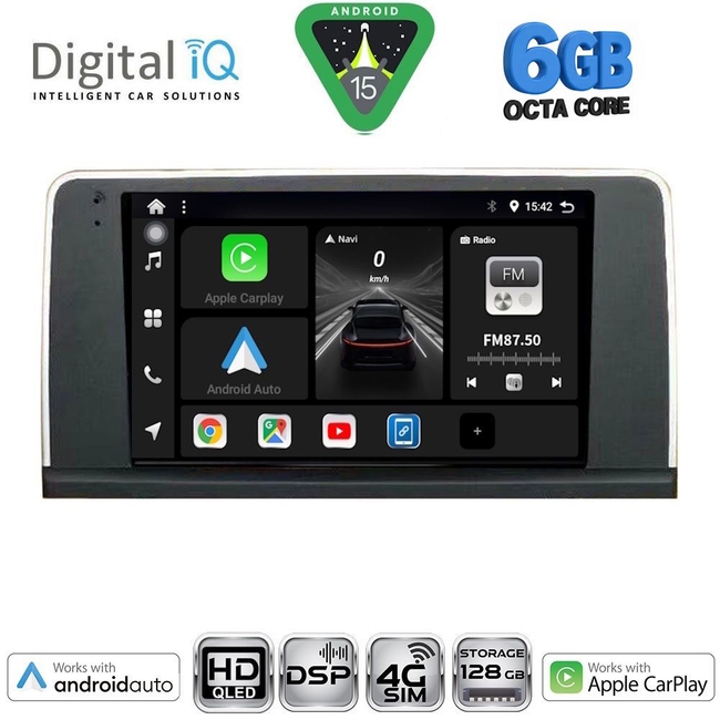 DIGITAL IQ BXF 17061_CPAA (9inc) (CIC) MULTIMEDIA TABLET for BMW X5 (E70) – X6 (E71) mod. 2009-2013