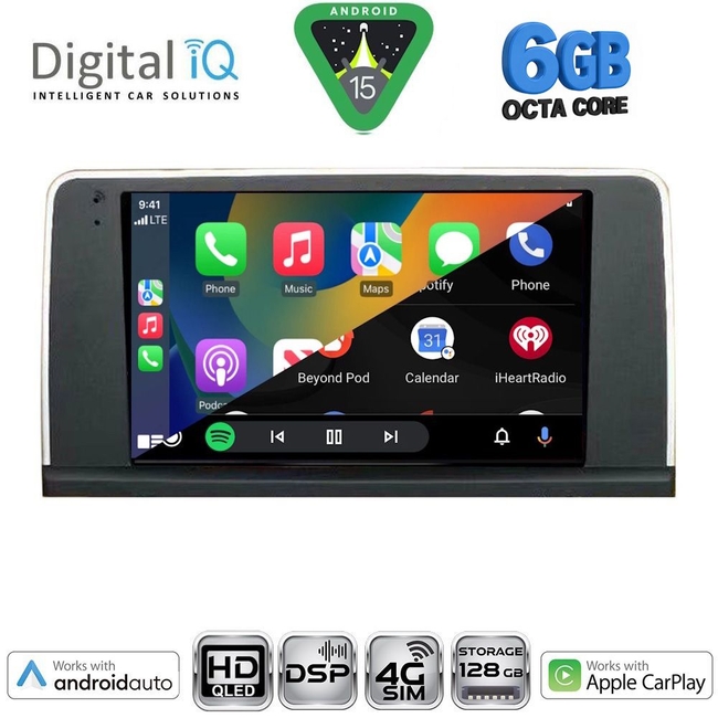 DIGITAL IQ BXF 17060_CPAA (9inc) (CCC) MULTIMEDIA TABLET for BMW X5 (E70) – X6 (E71) mod. 2006-2009