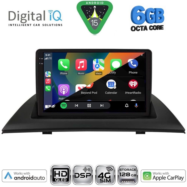 DIGITAL IQ BXF 17058_CPAA (9inc) MULTIMEDIA TABLET for BMW X3 (E83) mod. 2003-2010