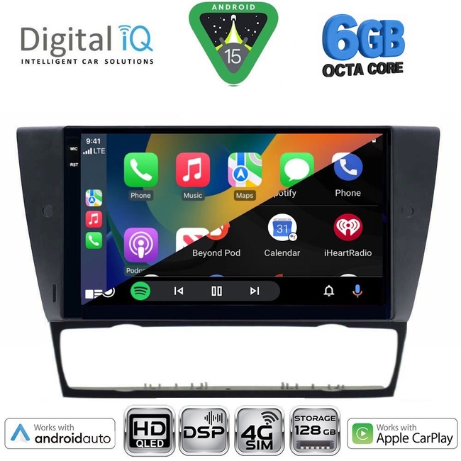 DIGITAL IQ BXF 17043_CPAA (9inc) MULTIMEDIA TABLET for BMW E90-E91-E92-E93 mod. 2005-2012