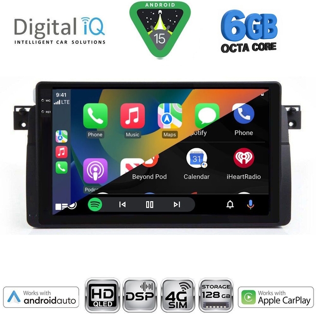DIGITAL IQ BXF 17042_CPAA (9inc) MULTIMEDIA TABLET for BMW E46 mod. 1998-2005