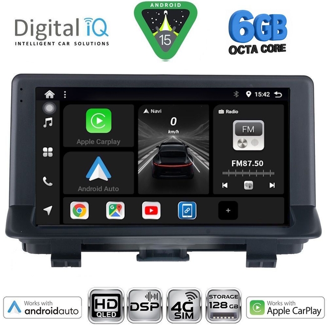 DIGITAL IQ BXF 17013_CPAA (9inc) MULTIMEDIA TABLET for AUDI Q3 mod. 2013-2018 (Low Version)