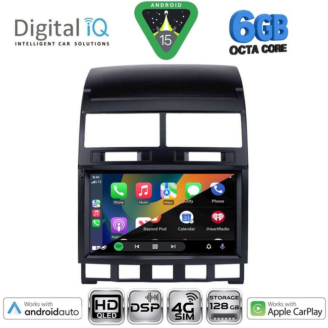 DIGITAL IQ BXF 17765_CPAA (9inc) MULTIMEDIA TABLET for VW TOUAREG mod. 2003-2011