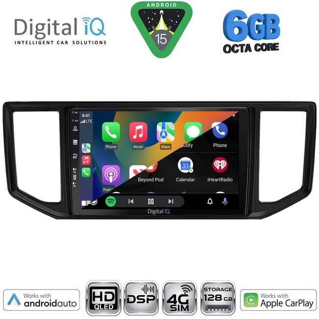 DIGITAL IQ BXF 17753_CPAA (10inc) MULTIMEDIA TABLET for VW CRAFTER mod. 2017-2026
