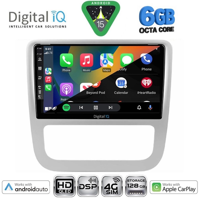 DIGITAL IQ BXF 17751_CPAA CLIMA (9inc) MULTIMEDIA TABLET for VW EOS mod. 2006-2016 - SCIROCCO mod. 2011-2014