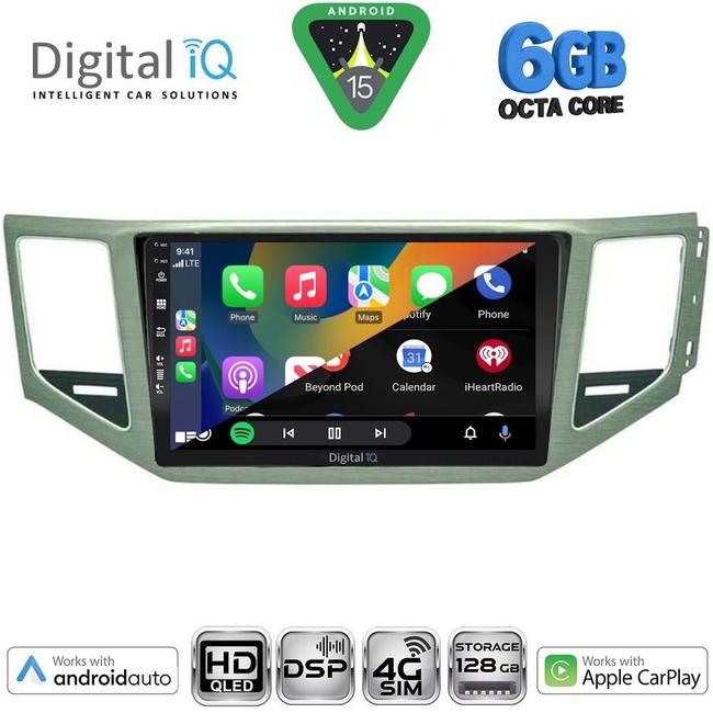 DIGITAL IQ BXF 17745_CPAA (SL) (10inc) MULTIMEDIA TABLET for VW GOLF SPORTSVAN mod. 2014-2021