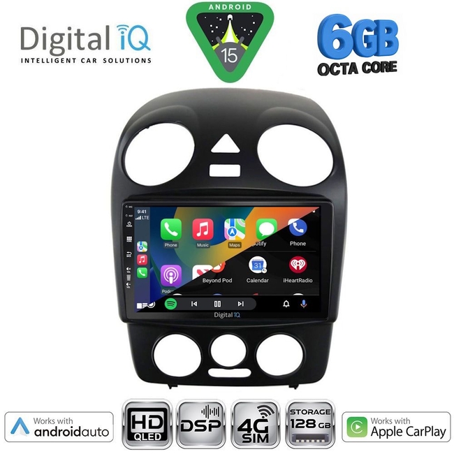 DIGITAL IQ BXF 17742_CPAA (9inc) MULTIMEDIA TABLET for VW BEETLE mod. 2004-2011