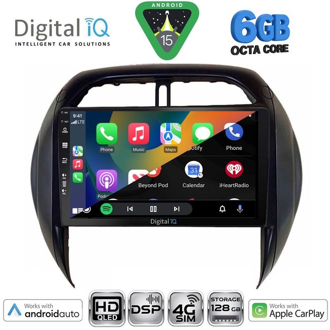 DIGITAL IQ BXF 17730_CPAA CLIMA (9inc) MULTIMEDIA TABLET for TOYOTA RAV 4 mod. 2000-2006