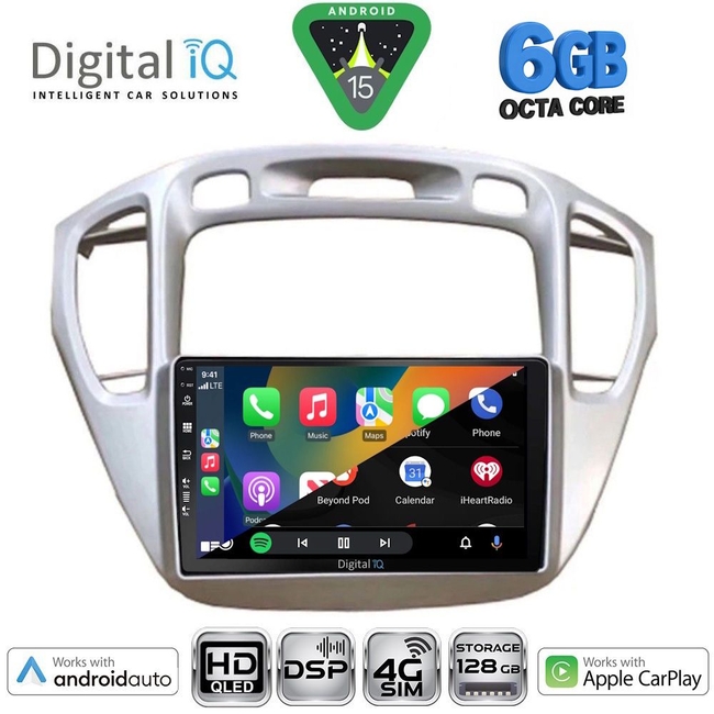 DIGITAL IQ BXF 17718_CPAA (9inc) MULTIMEDIA TABLET for TOYOTA HIGHLANDER mod. 2002-2009
