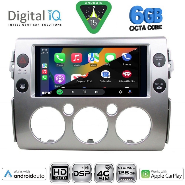 DIGITAL IQ BXF 17717_CPAA (9inc) MULTIMEDIA TABLET for TOYOTA FJ CRUISER mod. 2007-2013
