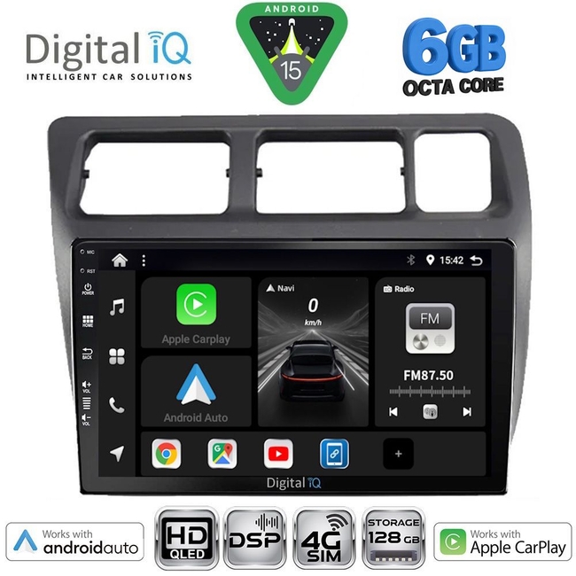 DIGITAL IQ BXF 17710_CPAA (9inc) MULTIMEDIA TABLET for TOYOTA COROLLA mod. 1992-1997