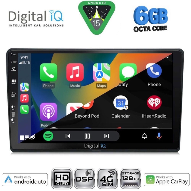 DIGITAL IQ BXF 17699_CPAA (10inc) MULTIMEDIA TABLET for TOYOTA AURIS mod. 2013-2015
