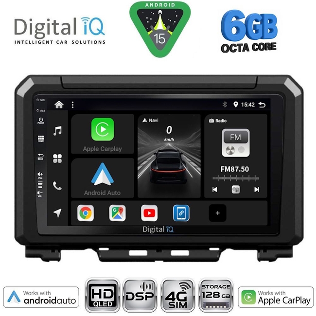 DIGITAL IQ BXF 17679_CPAA (9inc) MULTIMEDIA TABLET for SUZUKI JIMNY mod. 2017-2026