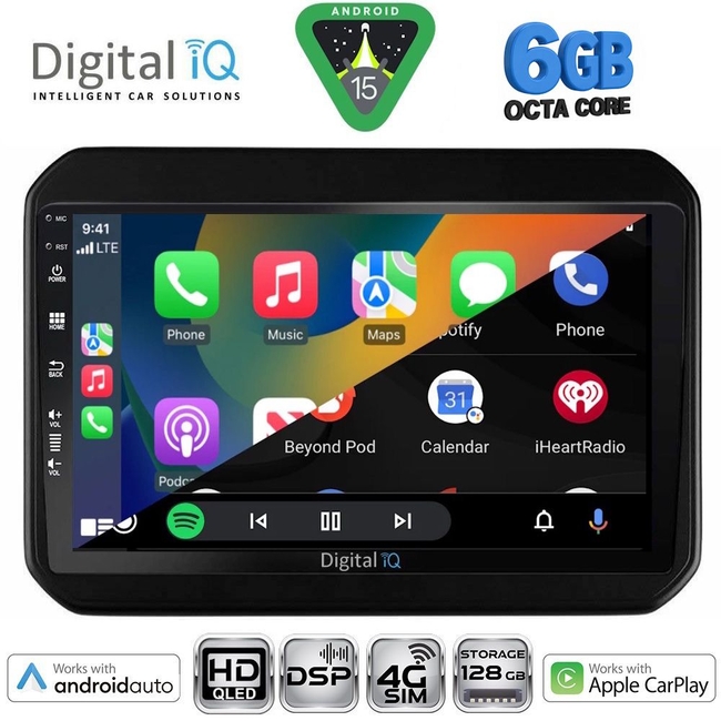 DIGITAL IQ BXF 17676_CPAA (9inc) MULTIMEDIA TABLET for SUZUKI IGNIS mod. 2016-2026