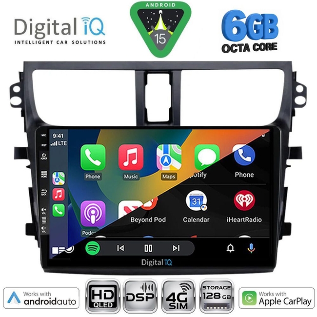 DIGITAL IQ BXF 17674_CPAA (9inc) MULTIMEDIA TABLET for SUZUKI CELERIO mod. 2015-2021