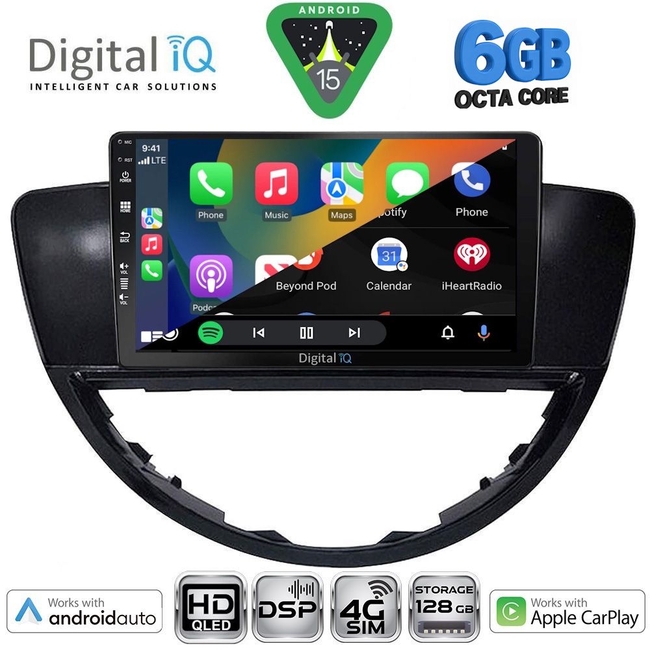DIGITAL IQ BXF 17660_CPAA (9inc) MULTIMEDIA TABLET for SUBARU TRIBECA mod. 2007-2014
