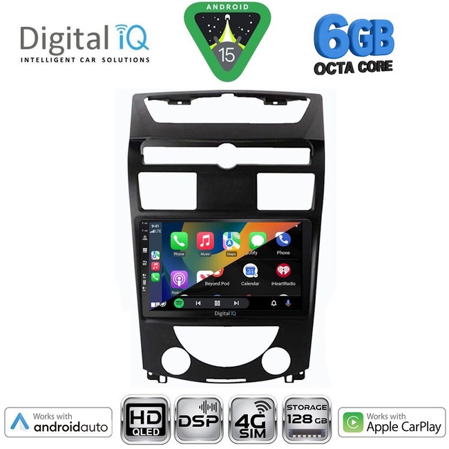 DIGITAL IQ BXF 17657_CPAA (10inc) MULTIMEDIA TABLET for SSANGYONG REXTON mod. 2006-2015