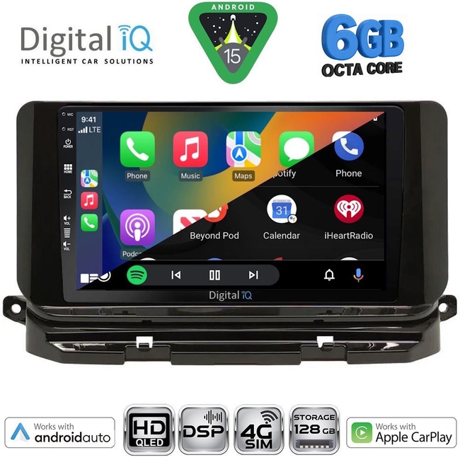 DIGITAL IQ BXF 17598_CPAA (10inc) MULTIMEDIA TABLET for SKODA OCTAVIA 8 mod. 2021-2026