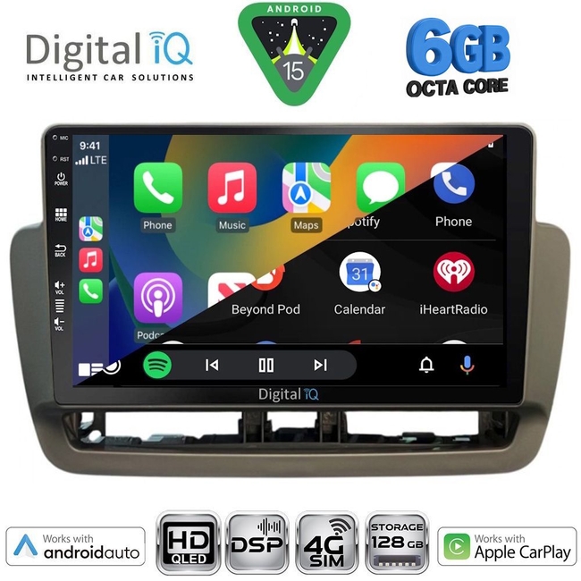 DIGITAL IQ BXF 17572_CPAA (9inc) MULTIMEDIA TABLET for SEAT IBIZA mod. 2012-2015