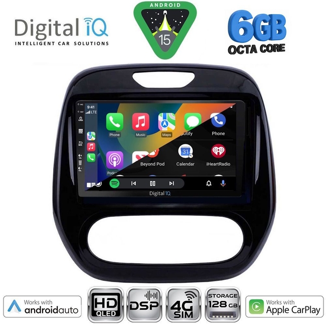 DIGITAL IQ BXF 17542_CPAA (9inc) MULTIMEDIA TABLET for RENAULT CAPTUR mod. 2013-2019