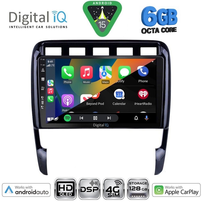 DIGITAL IQ BXF 17535_CPAA (9inc) MULTIMEDIA TABLET for PORSCHE CAYENNE mod. 2002-2011