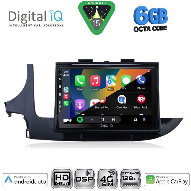 DIGITAL IQ BXF 17497_CPAA (9inc) MULTIMEDIA TABLET for OPEL MOKKA mod. 2016-2021