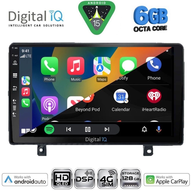 DIGITAL IQ BXF 17485_CPAA (9inc) MULTIMEDIA TABLET for OPEL ASTRA H mod. 2004-2010