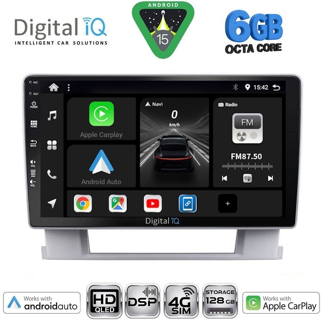 DIGITAL IQ BXF 17482_CPAA (9inc) MULTIMEDIA TABLET for OPEL ASTRA J mod. 2010-2016