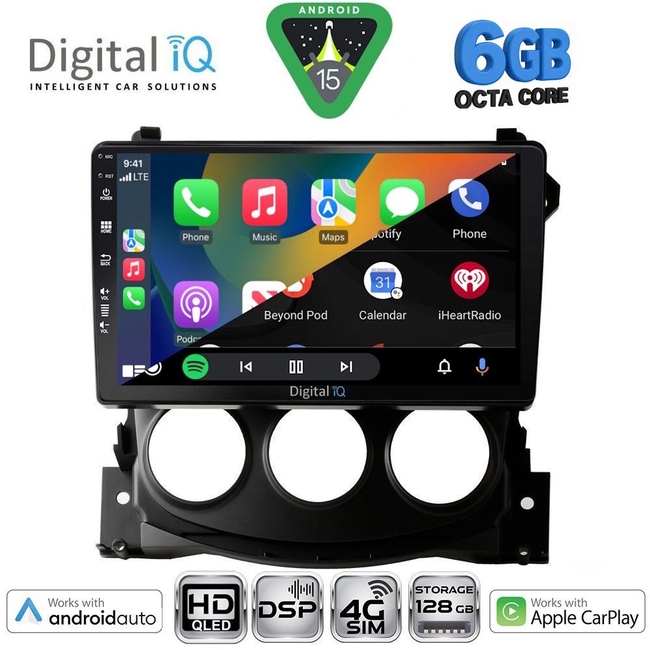 DIGITAL IQ BXF 17479_CPAA (9inc) MULTIMEDIA TABLET for NISSAN 370Z mod. 2009-2012