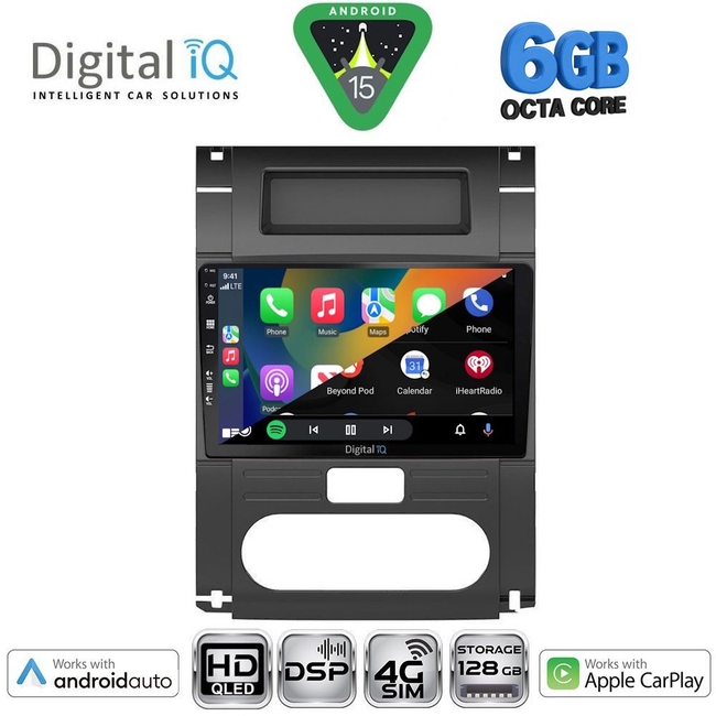 DIGITAL IQ BXF 17477_CPAA (10inc) MULTIMEDIA TABLET for NISSAN XTRAIL mod. 2007-2013