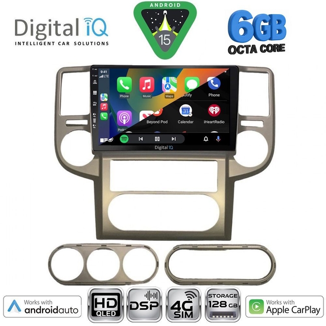 DIGITAL IQ BXF 17475_CPAA (10inc) MULTIMEDIA TABLET for NISSAN XTRAIL mod. 2004-2007