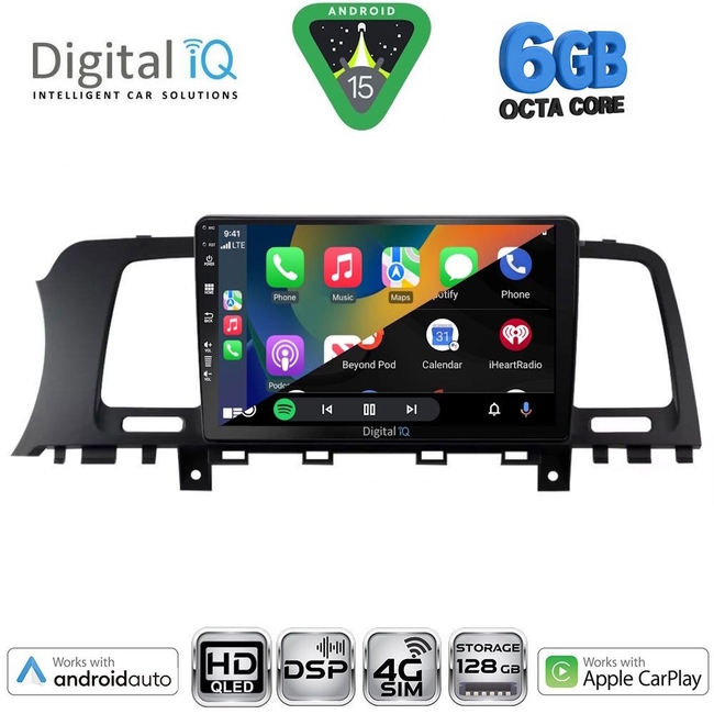 DIGITAL IQ BXF 17462_CPAA (9inc) MULTIMEDIA TABLET for NISSAN MURANO mod. 2007-2014