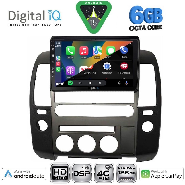 DIGITAL IQ BXF 17454_CPAA (ORIG.NAVI) (9inc) MULTIMEDIA TABLET for NISSAN NAVARA D40 mod. 2006-2011 με Original Navi