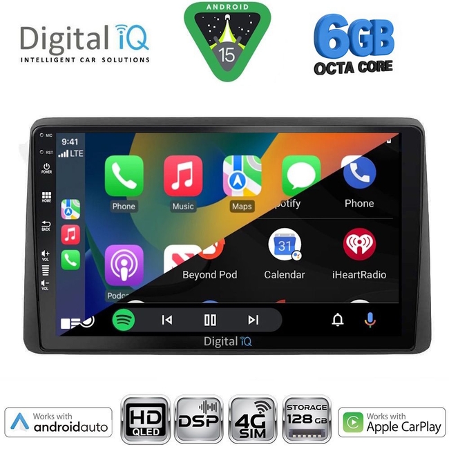 DIGITAL IQ BXF 17450_CPAA (10inc) MULTIMEDIA TABLET for NISSAN NAVARA D22 mod. 1998-2004
