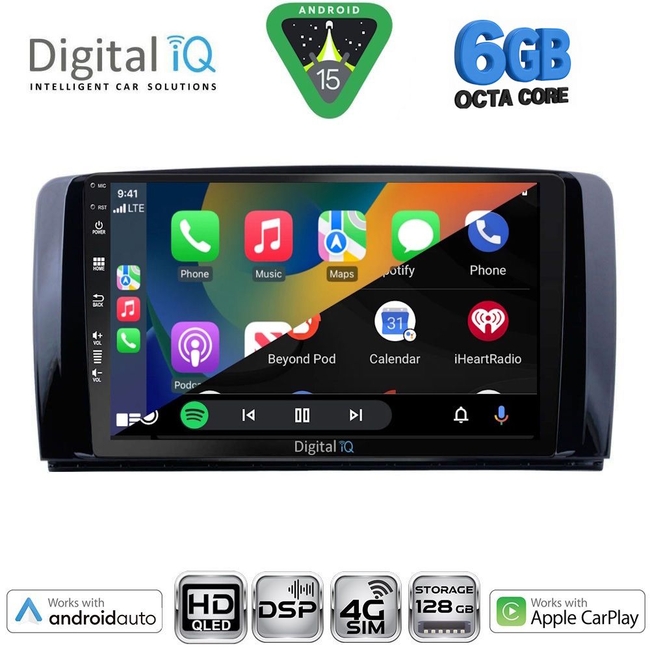 DIGITAL IQ BXF 17422_CPAA (9inc) MULTIMEDIA TABLET for MERCEDES R (W251) mod. 2006-2015