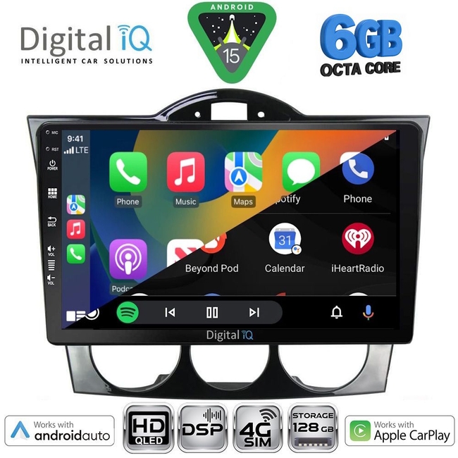 DIGITAL IQ BXF 17394_CPAA (9inc) MULTIMEDIA TABLET for MAZDA RX8 mod. 2001-2008