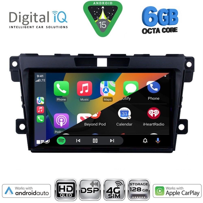DIGITAL IQ BXF 17389_CPAA (9inc) MULTIMEDIA TABLET for MAZDA CX7 mod. 2006-2012