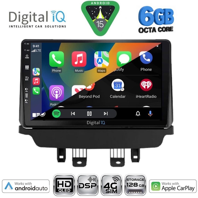 DIGITAL IQ BXF 17384_CPAA (9inc) MULTIMEDIA TABLET for MAZDA CX3 mod. 2014-2023