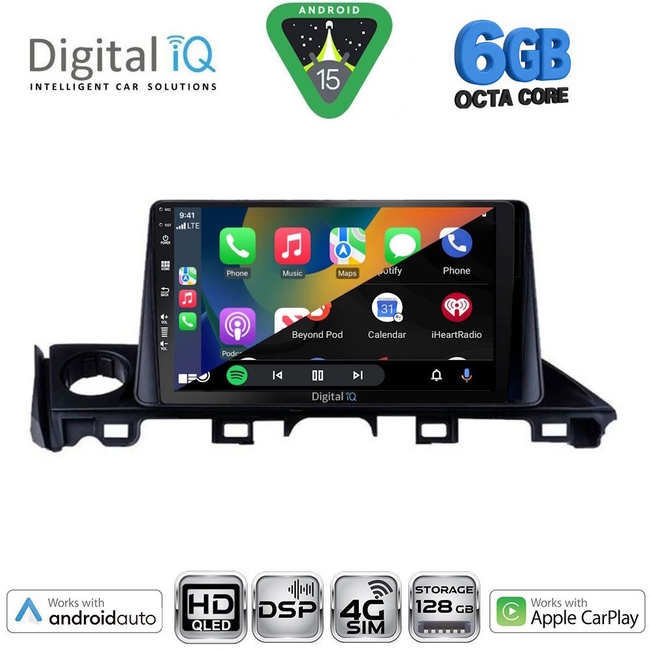 DIGITAL IQ BXF 17379_CPAA (9inc) MULTIMEDIA TABLET for MAZDA 6 mod. 2017-2020
