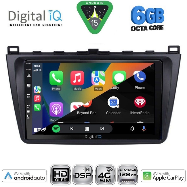 DIGITAL IQ BXF 17377_CPAA (9inc) MULTIMEDIA TABLET for MAZDA 6 mod. 2008-2012