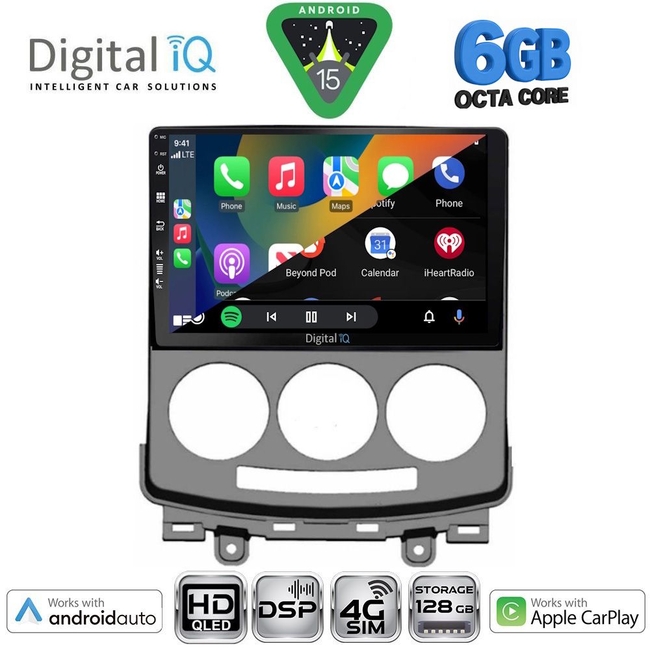 DIGITAL IQ BXF 17370_CPAA (9inc) MULTIMEDIA TABLET for MAZDA 5  mod. 2004-2010