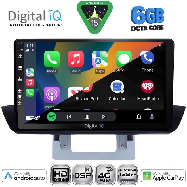 DIGITAL IQ BXF 17364_CPAA DASH (9inc) MULTIMEDIA TABLET for MAZDA BT50 mod. 2012-2019