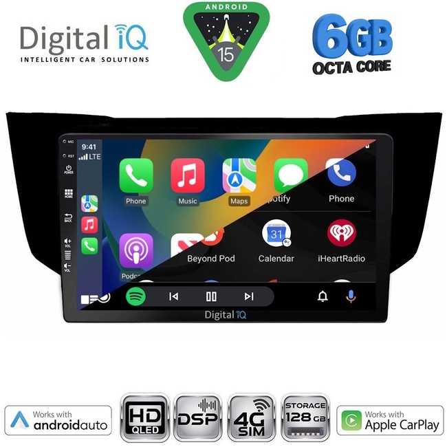 DIGITAL IQ BXF 17345BL_CPAA (9inc) MULTIMEDIA TABLET for LEXUS RX 300 – 400 mod. 2003-2008